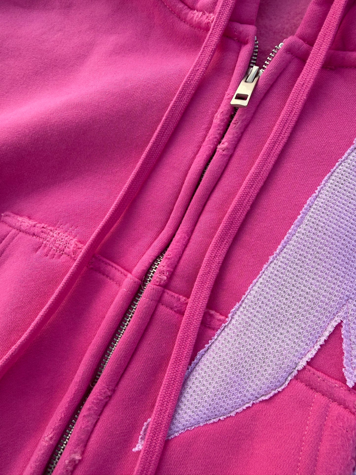 MM Cropped Hoodie Pink