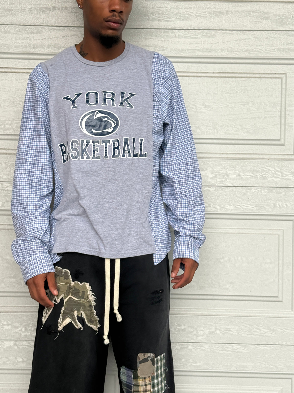 York Bball Plaid Longsleeve