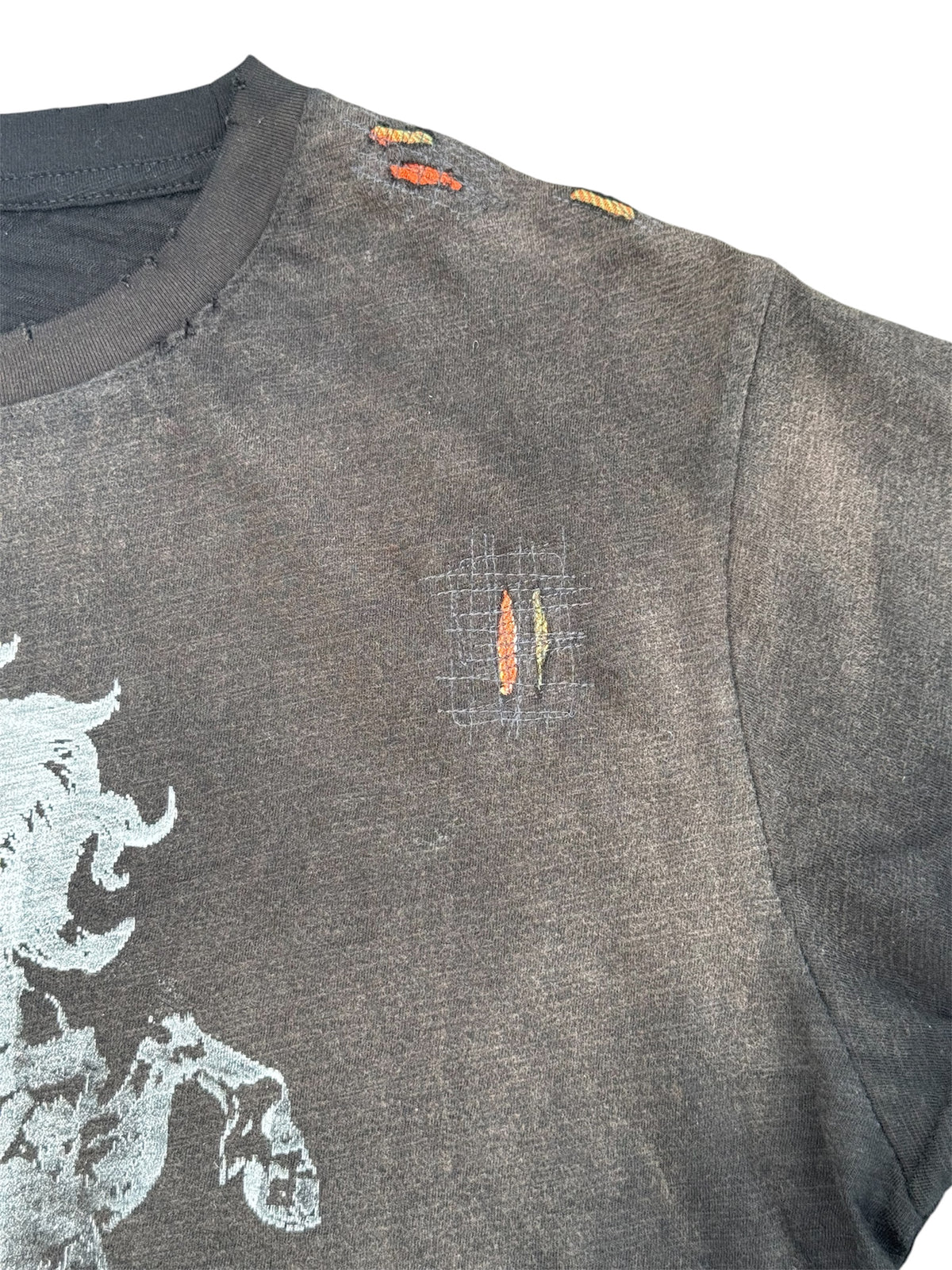 Thrashed Tee Black