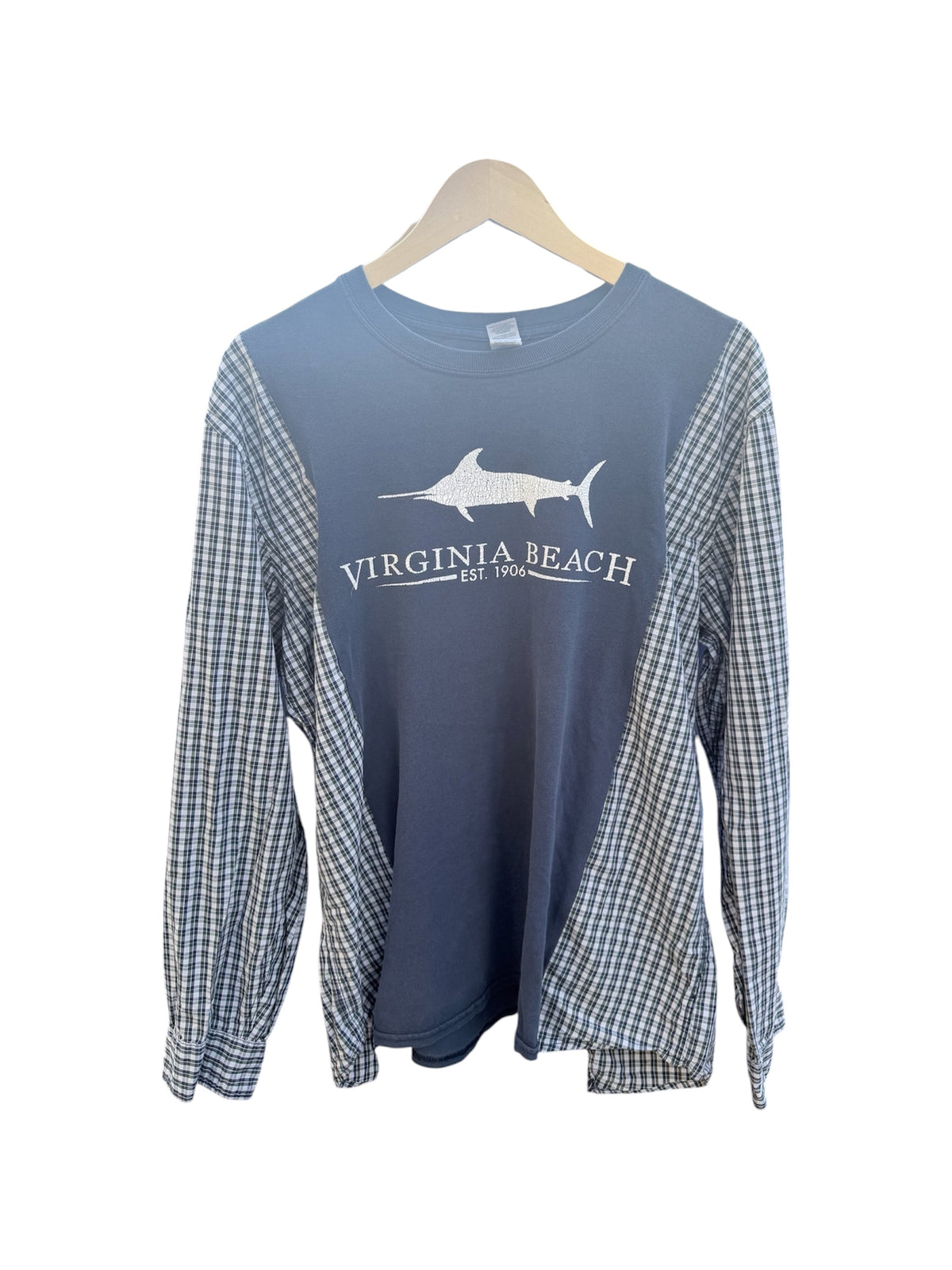 VA Beach Plaid Longsleeve